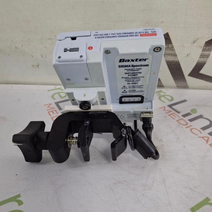 Baxter Baxter Sigma Spectrum 8.01.00 w/o Battery Infusion Pump Infusion Pump reLink Medical