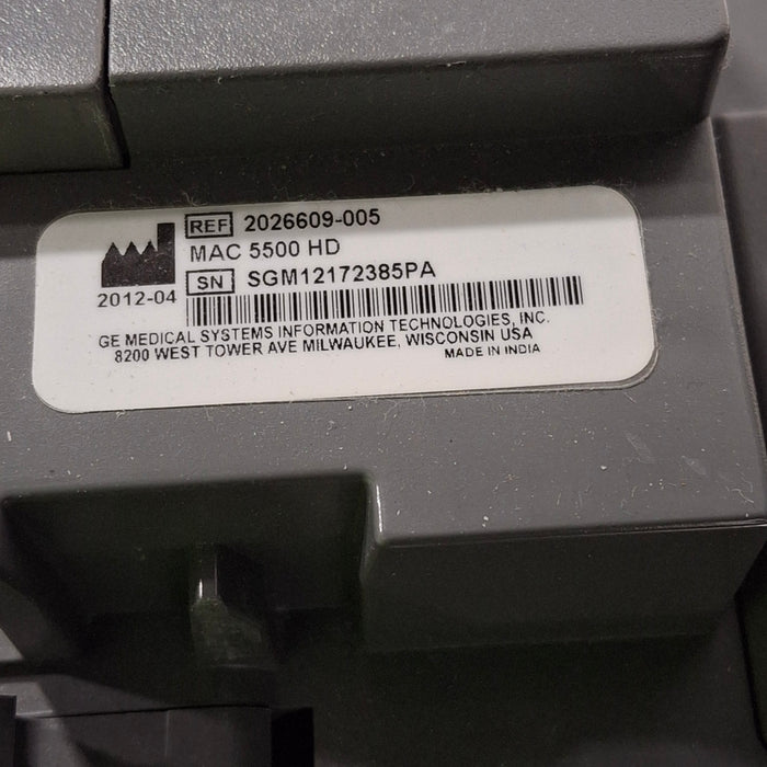 GE Healthcare GE Healthcare MAC 5500 HD ECG without CAM Module Cardiology reLink Medical
