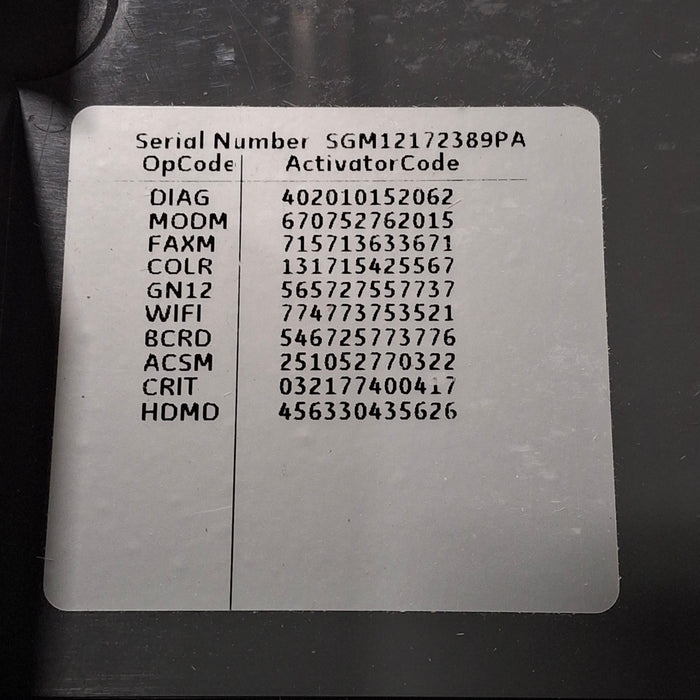 GE Healthcare GE Healthcare MAC 5500 HD ECG without CAM Module Cardiology reLink Medical