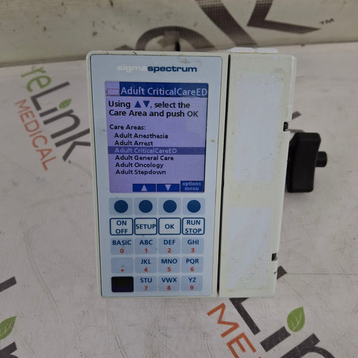 Baxter Baxter Sigma Spectrum 8.00.03 w/o Battery Infusion Pump Infusion Pump reLink Medical
