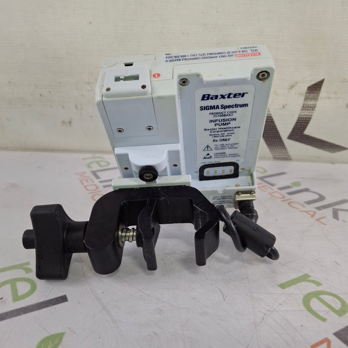 Baxter Baxter Sigma Spectrum 8.00.03 w/o Battery Infusion Pump Infusion Pump reLink Medical
