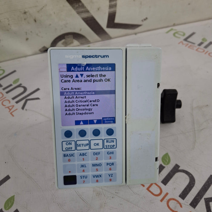 Baxter Baxter Sigma Spectrum 8.00.03 w/o Battery Infusion Pump Infusion Pump reLink Medical