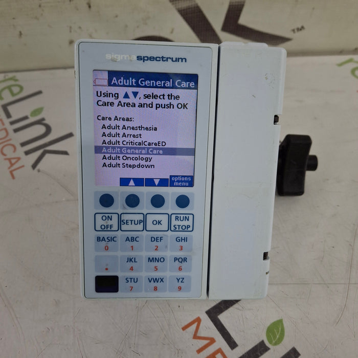Baxter Baxter Sigma Spectrum 8.01.00 w/o Battery Infusion Pump Infusion Pump reLink Medical