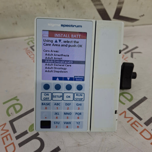 Baxter Baxter Sigma Spectrum 8.00.03 w/o Battery Infusion Pump Infusion Pump reLink Medical