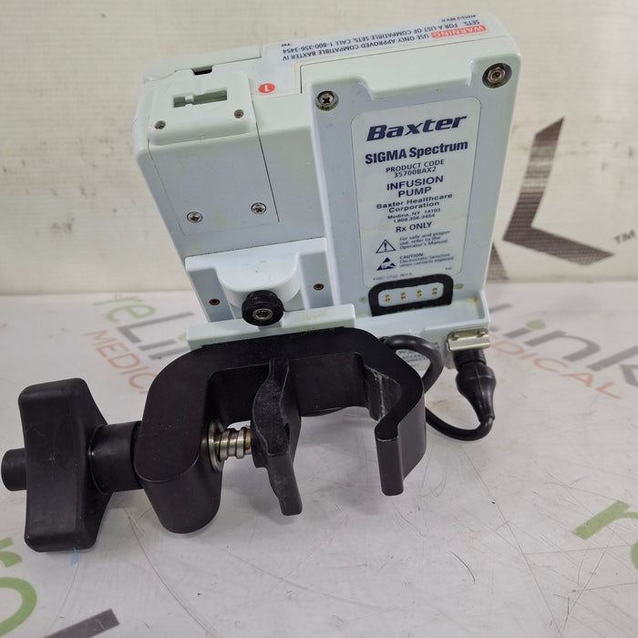 Baxter Baxter Sigma Spectrum 8.00.03 w/o Battery Infusion Pump Infusion Pump reLink Medical