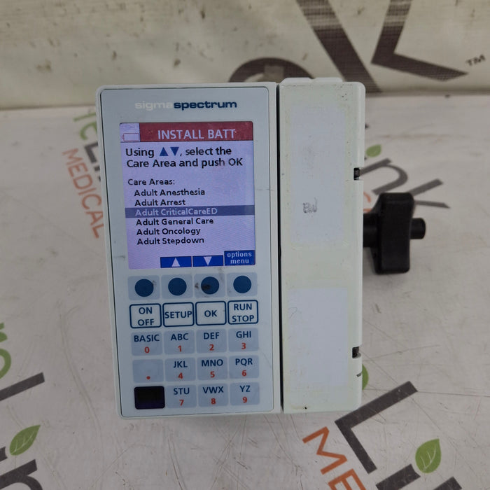 Baxter Baxter Sigma Spectrum 8.00.03 w/o Battery Infusion Pump Infusion Pump reLink Medical