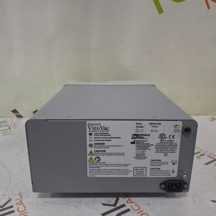 Buffalo Filter ViroVac Smoke Evacuation System