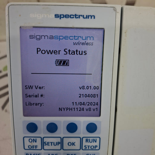 Baxter Baxter Sigma Spectrum 8.01.00 w/o Battery Infusion Pump Infusion Pumps reLink Medical