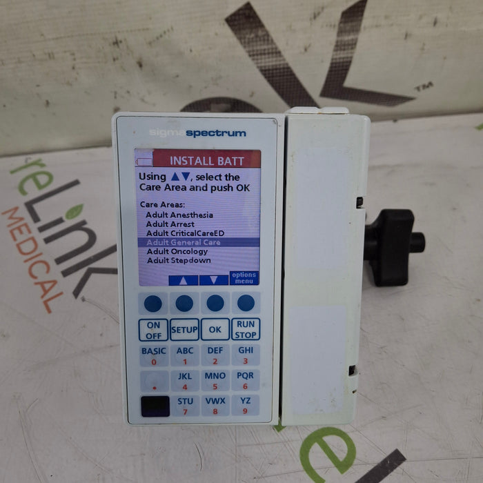 Baxter Baxter Sigma Spectrum 8.01.00 w/o Battery Infusion Pump Infusion Pumps reLink Medical