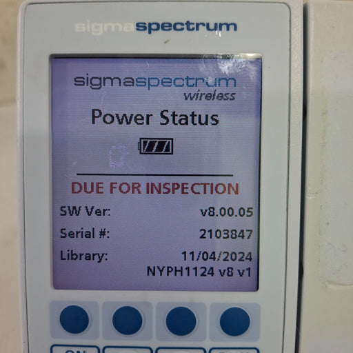 Baxter Baxter Sigma Spectrum 8.00.05 w/o Battery Infusion Pump Infusion Pump reLink Medical