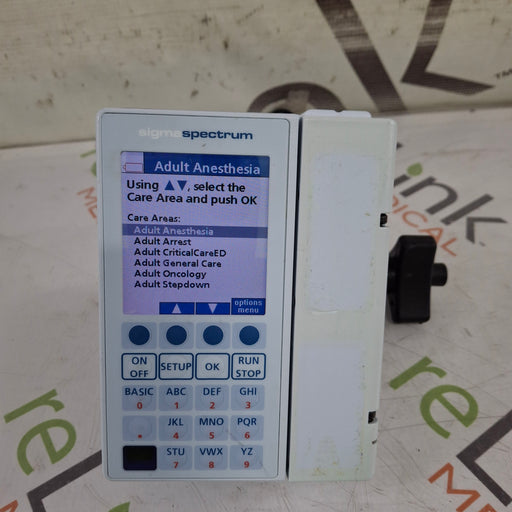 Baxter Baxter Sigma Spectrum 8.00.05 w/o Battery Infusion Pump Infusion Pump reLink Medical