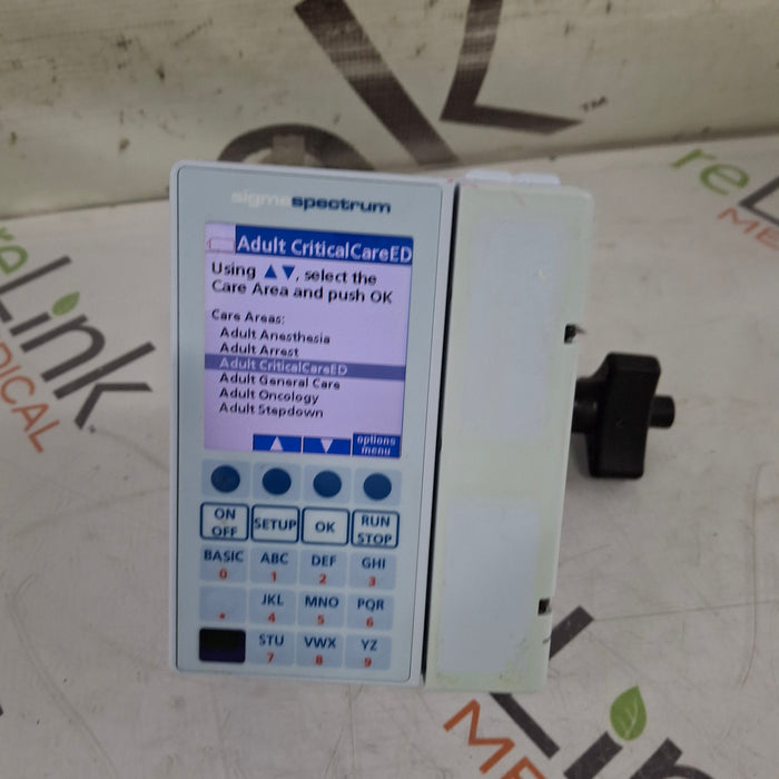 Baxter Baxter Sigma Spectrum 8.01.00 w/o Battery Infusion Pump Infusion Pump reLink Medical