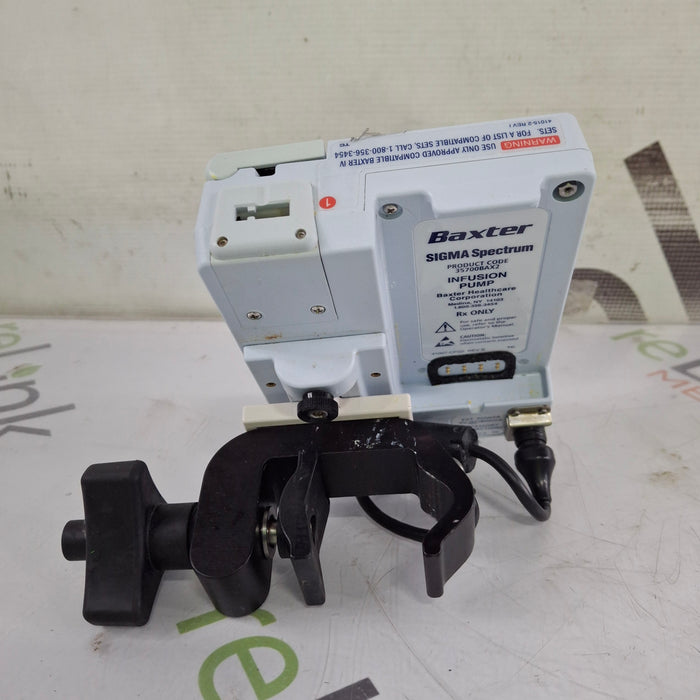 Baxter Sigma Spectrum 8.01.00 w/o Battery Infusion Pump
