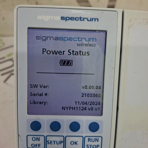 Baxter Baxter Sigma Spectrum 8.00.04 w/o Battery Infusion Pump Infusion Pump reLink Medical