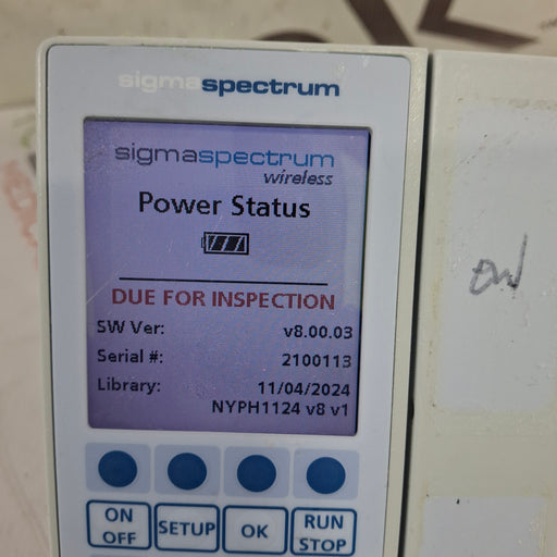 Baxter Baxter Sigma Spectrum 8.00.03 w/o Battery Infusion Pump Infusion Pump reLink Medical