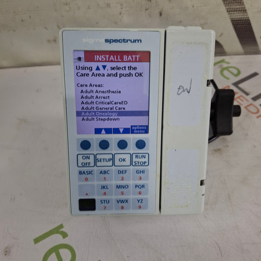 Baxter Baxter Sigma Spectrum 8.00.03 w/o Battery Infusion Pump Infusion Pump reLink Medical