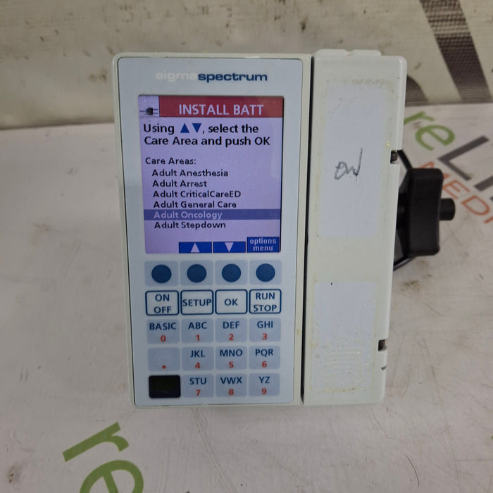 Baxter Baxter Sigma Spectrum 8.00.03 w/o Battery Infusion Pump Infusion Pump reLink Medical