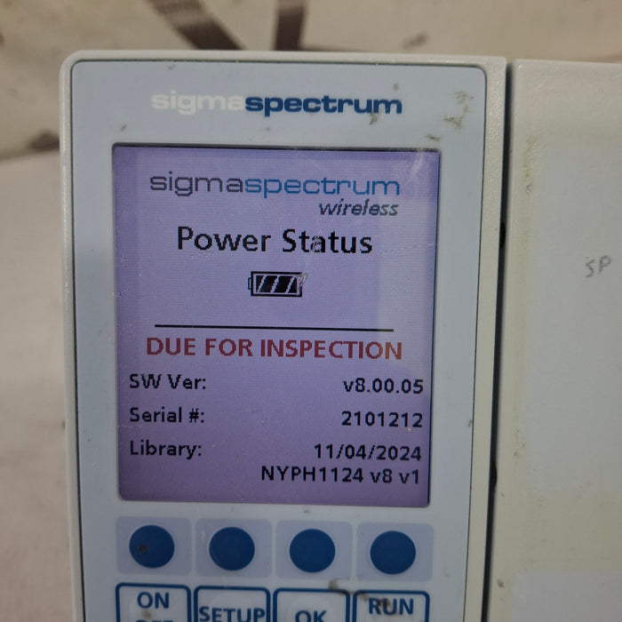 Baxter Baxter Sigma Spectrum 8.00.05 w/o Battery Infusion Pump Infusion Pump reLink Medical