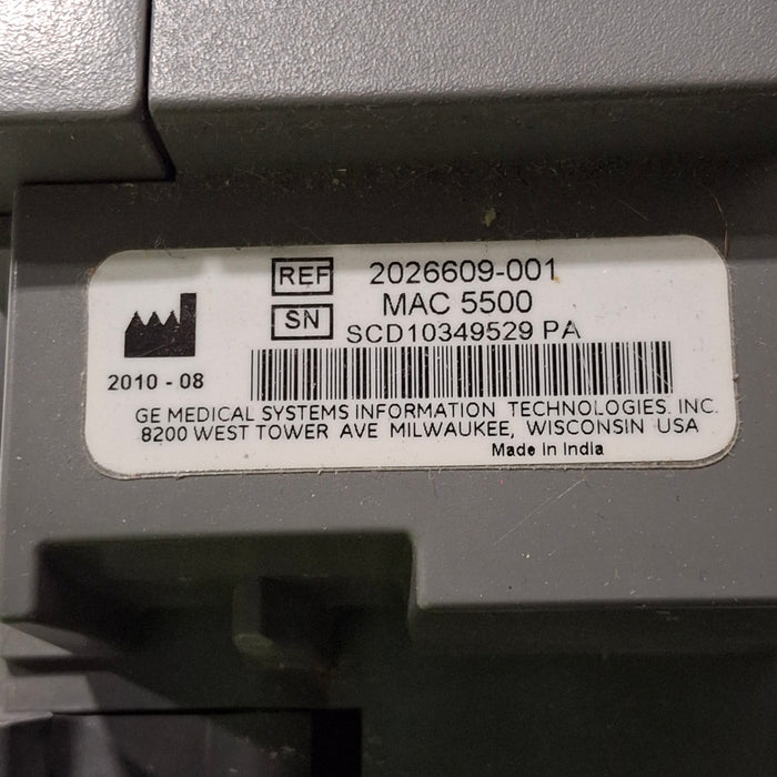 GE Healthcare GE Healthcare MAC 5500 ECG without CAM Module Cardiology reLink Medical