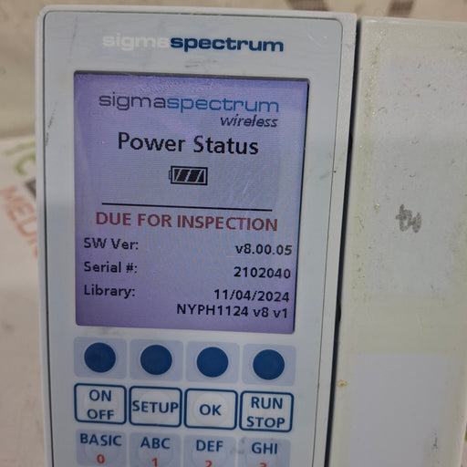Baxter Baxter Sigma Spectrum 8.00.05 w/o Battery Infusion Pump Infusion Pumps reLink Medical