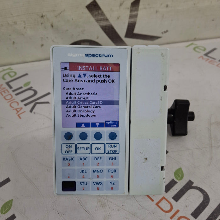Baxter Baxter Sigma Spectrum 8.00.04 w/o Battery Infusion Pump Infusion Pump reLink Medical