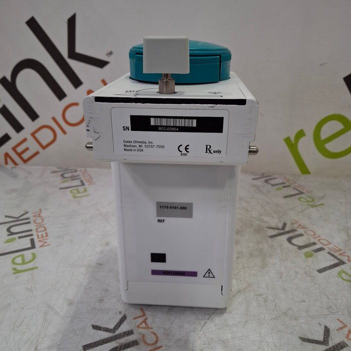 Datex-Ohmeda Datex-Ohmeda Tec 7 Isoflurane Vaporizer Anesthesia reLink Medical
