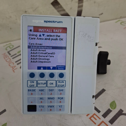 Baxter Baxter Sigma Spectrum 8.00.05 w/o Battery Infusion Pump Infusion Pump reLink Medical