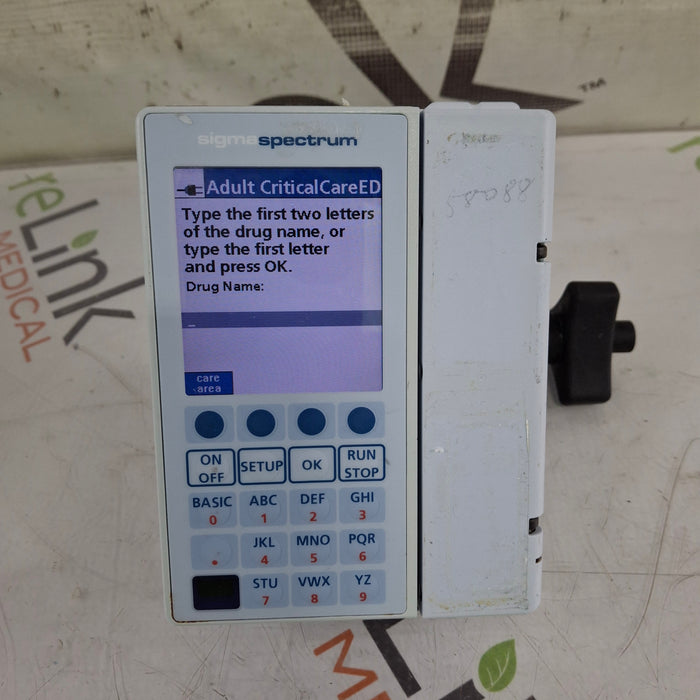 Baxter Baxter Sigma Spectrum 8.00.05 w/o Battery Infusion Pump Infusion Pump reLink Medical