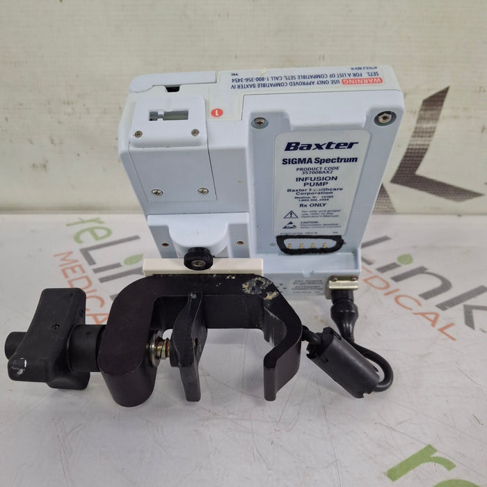Baxter Baxter Sigma Spectrum 8.00.05 w/o Battery Infusion Pump Infusion Pump reLink Medical