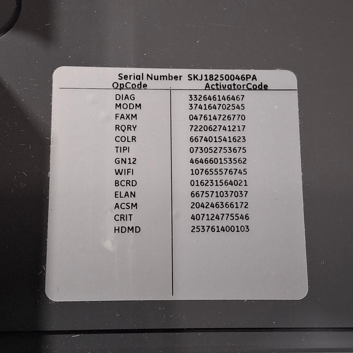 GE Healthcare GE Healthcare MAC 5500 HD ECG without CAM Module Cardiology reLink Medical