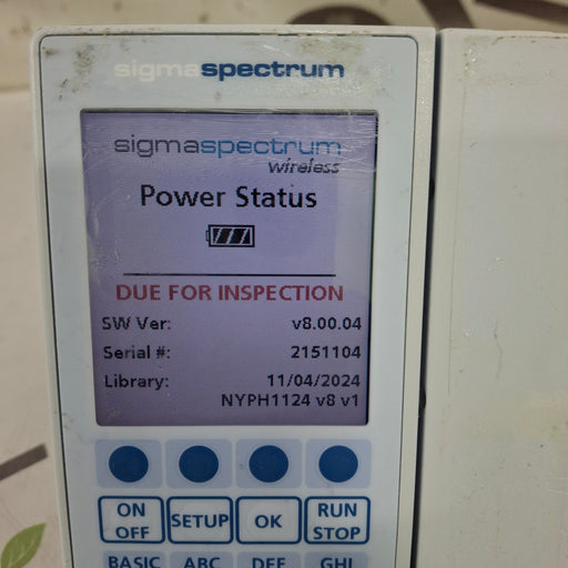 Baxter Baxter Sigma Spectrum 8.00.04 w/o Battery Infusion Pump Infusion Pump reLink Medical