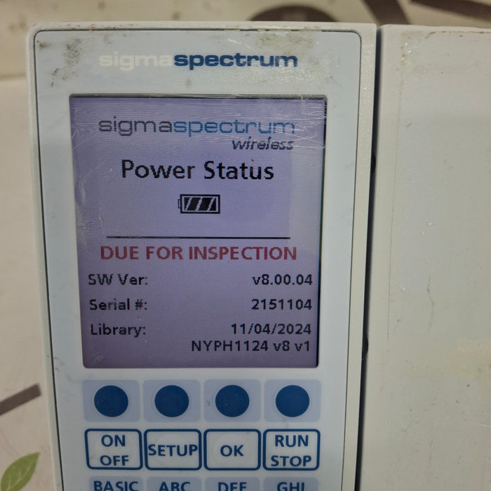 Baxter Baxter Sigma Spectrum 8.00.04 w/o Battery Infusion Pump Infusion Pump reLink Medical