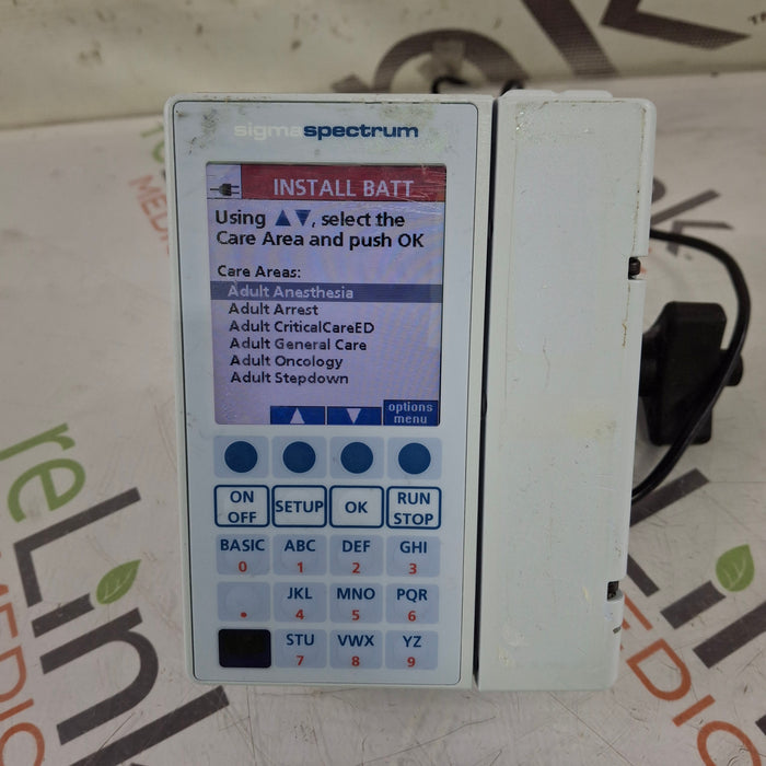Baxter Baxter Sigma Spectrum 8.00.04 w/o Battery Infusion Pump Infusion Pump reLink Medical