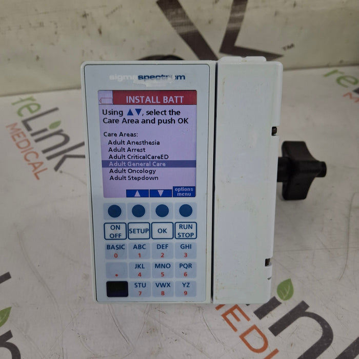 Baxter Baxter Sigma Spectrum 8.00.04 w/o Battery Infusion Pump Infusion Pump reLink Medical