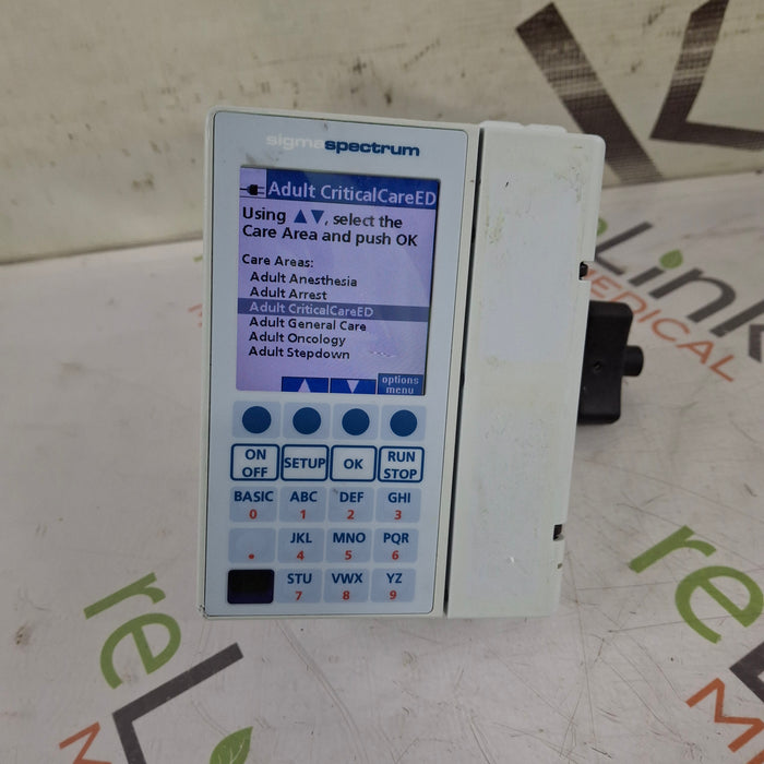 Baxter Baxter Sigma Spectrum 8.01.00 w/o Battery Infusion Pump Infusion Pump reLink Medical