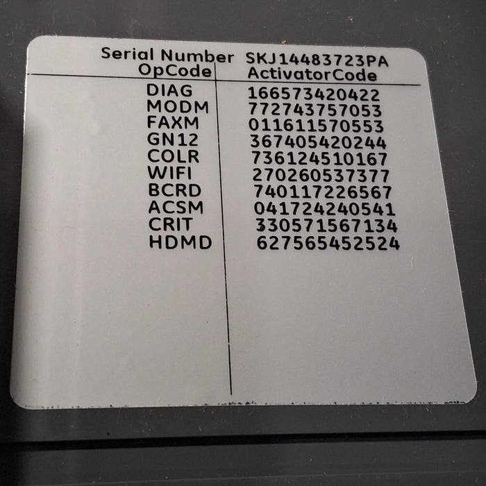 GE Healthcare GE Healthcare MAC 5500 HD ECG without CAM Module Cardiology reLink Medical