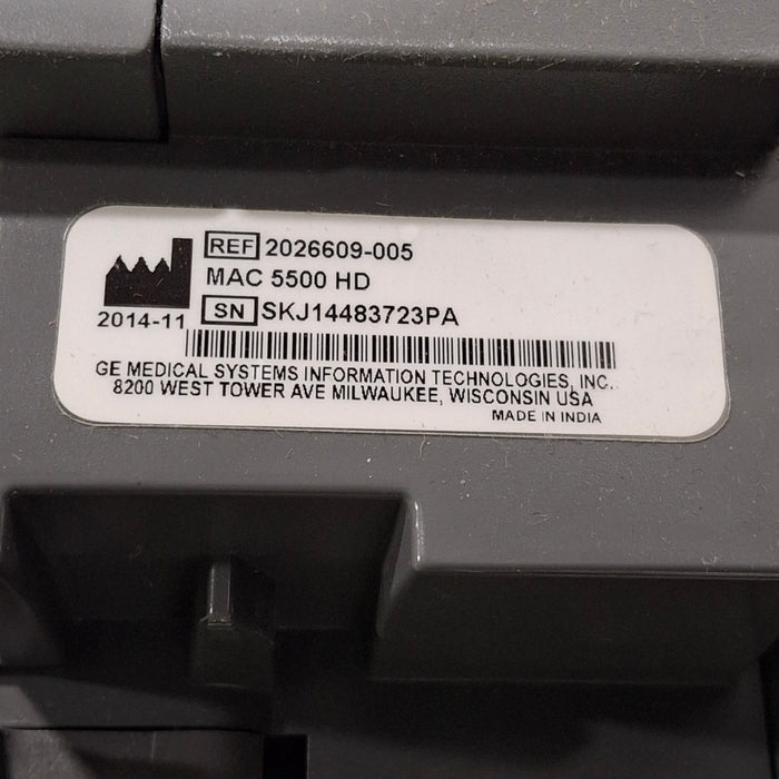 GE Healthcare GE Healthcare MAC 5500 HD ECG without CAM Module Cardiology reLink Medical