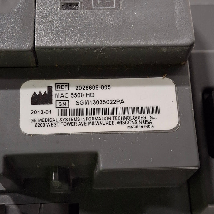 GE Healthcare GE Healthcare MAC 5500 HD ECG without CAM Module Cardiology reLink Medical