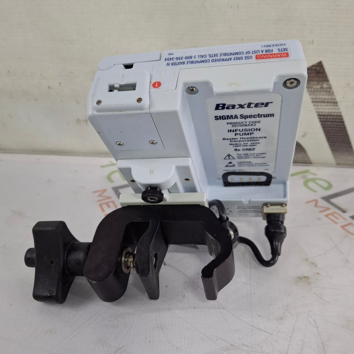 Baxter Baxter Sigma Spectrum 8.01.00 w/o Battery Infusion Pump Infusion Pump reLink Medical