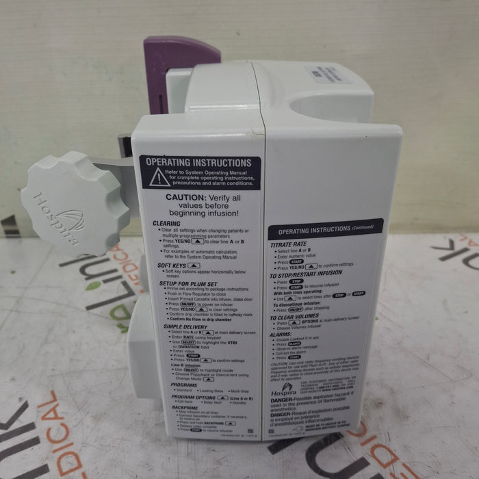 Hospira Hospira Plum A+ Infusion Pump Infusion Pump reLink Medical