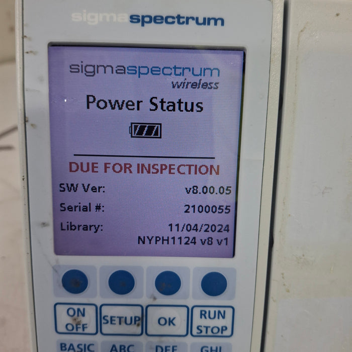 Baxter Baxter Sigma Spectrum 8.00.05 w/o Battery Infusion Pump Infusion Pump reLink Medical