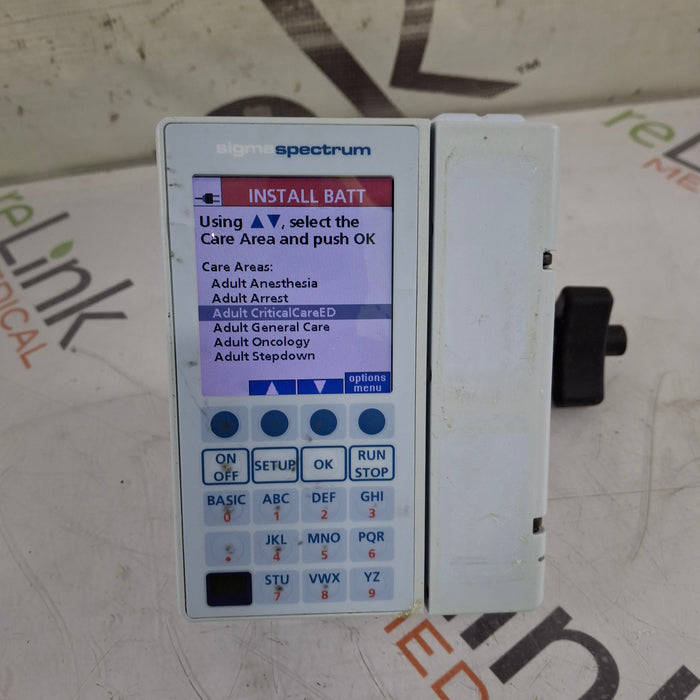 Baxter Baxter Sigma Spectrum 8.00.05 w/o Battery Infusion Pump Infusion Pump reLink Medical