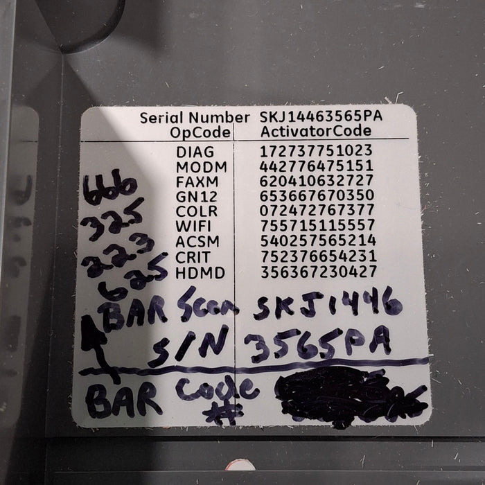 GE Healthcare GE Healthcare MAC 5500 HD ECG without CAM Module Cardiology reLink Medical