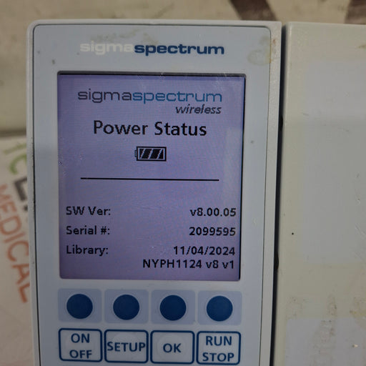 Baxter Baxter Sigma Spectrum 8.00.05 w/o Battery Infusion Pump Infusion Pump reLink Medical