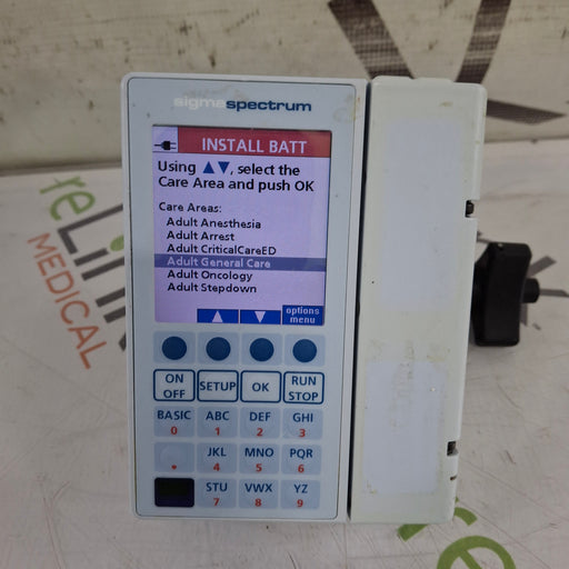 Baxter Baxter Sigma Spectrum 8.00.05 w/o Battery Infusion Pump Infusion Pump reLink Medical