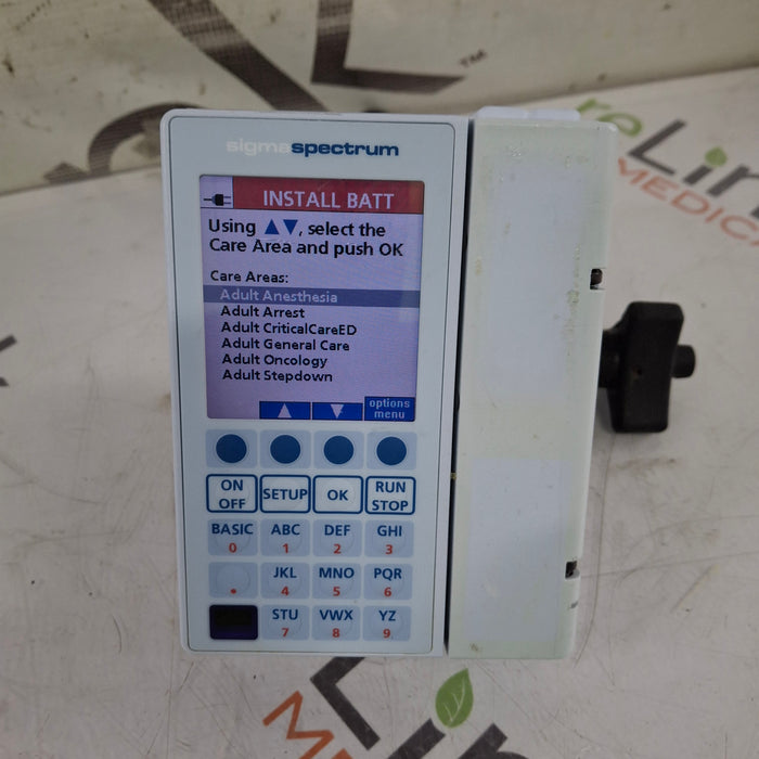 Baxter Baxter Sigma Spectrum 8.01.00 w/o Battery Infusion Pump Infusion Pump reLink Medical