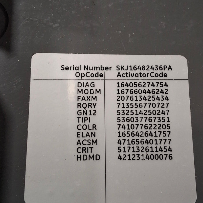 GE Healthcare GE Healthcare MAC 5500 HD ECG without CAM Module Cardiology reLink Medical