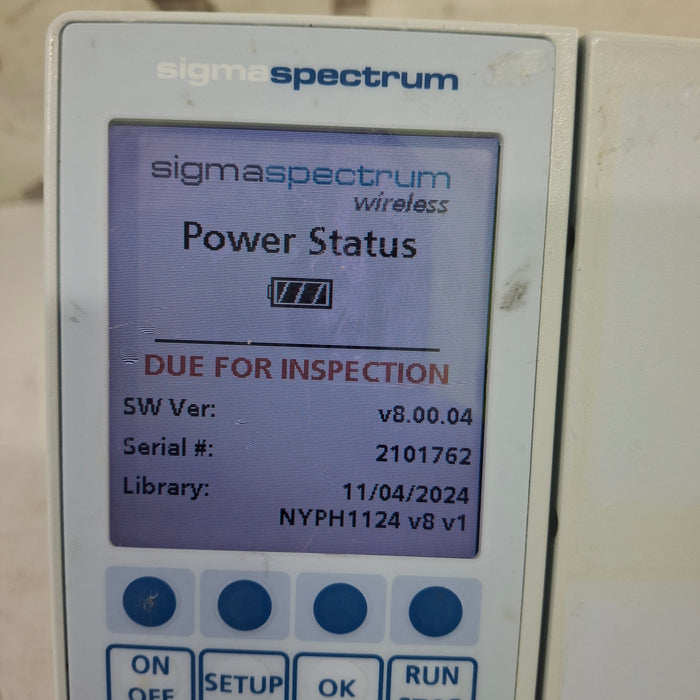 Baxter Baxter Sigma Spectrum 8.00.04 w/o Battery Infusion Pump Infusion Pump reLink Medical