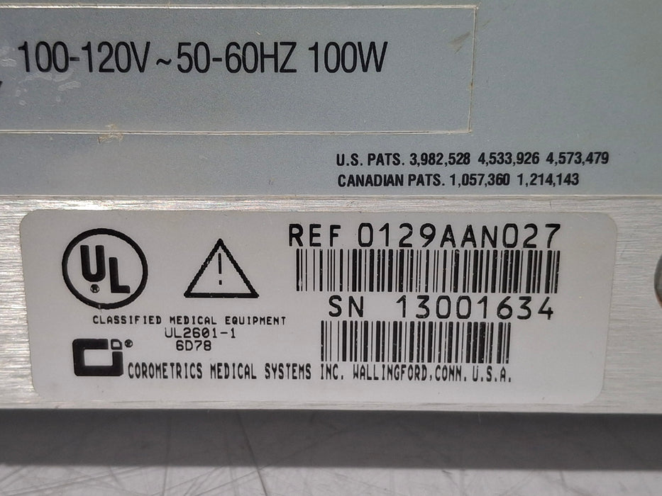 GE Healthcare Corometrics 120 Model 129 Fetal Monitor