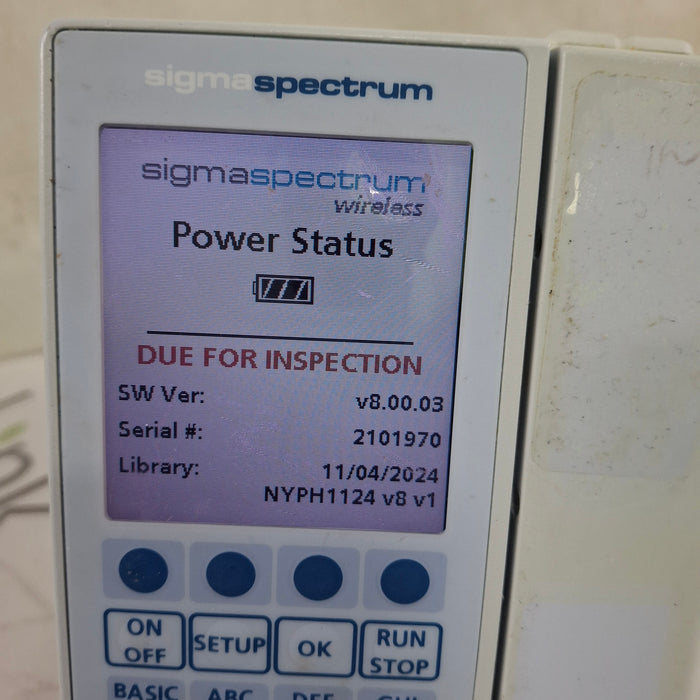 Baxter Baxter Sigma Spectrum 8.00.03 w/o Battery Infusion Pump Infusion Pumps reLink Medical
